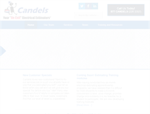 Tablet Screenshot of candelsoncall.com
